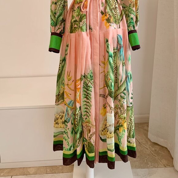 Alemais Papaya Bloom Belted Maxi Dress - Picture 11 of 15